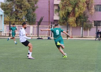 مباراة ودية بين فريق رابطة عفرين وشباب نادي الجهاد في قامشلو