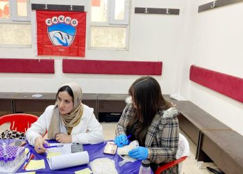 نادي زاخو الرياضي ينظم حملة دعم ومساعدات لروج آفا