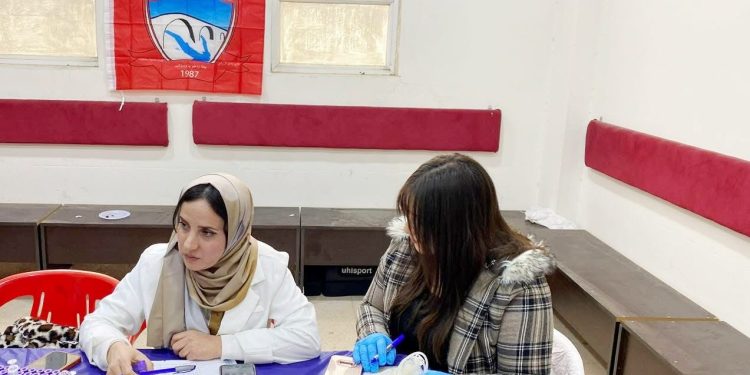 نادي زاخو الرياضي ينظم حملة دعم ومساعدات لروج آفا