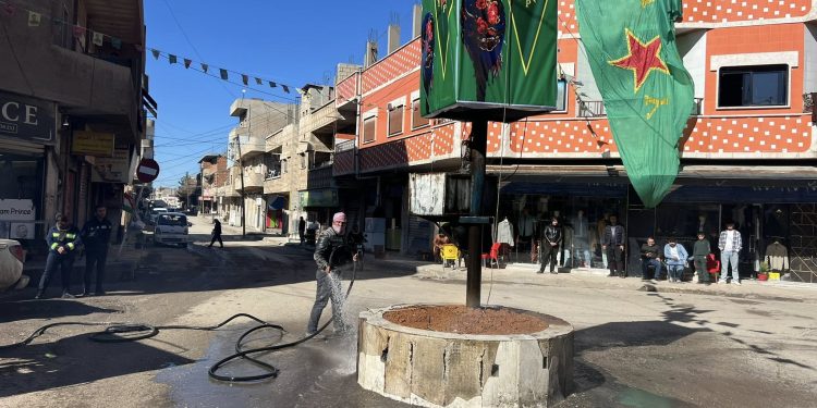 أعمال مكثفة لبلدية الشعب في الدرباسية