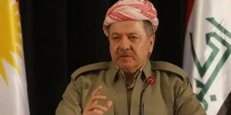 مسعود البارزاني يُحذّر بغداد من تكرار الهجمات على باشور كردستان