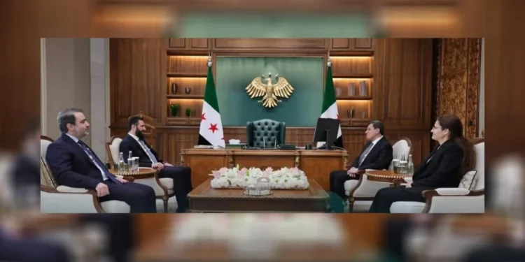 مظلوم عبدي وإلهام أحمد يجتمعان مع أحمد الشرع