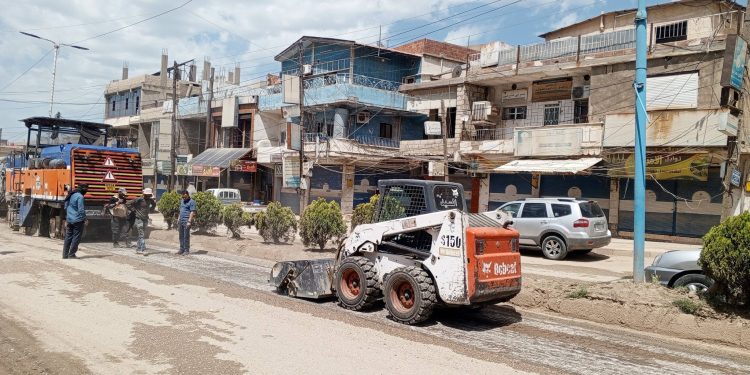 أعمال خدمية وبيئية في كركي لكي لتطوير المدينة