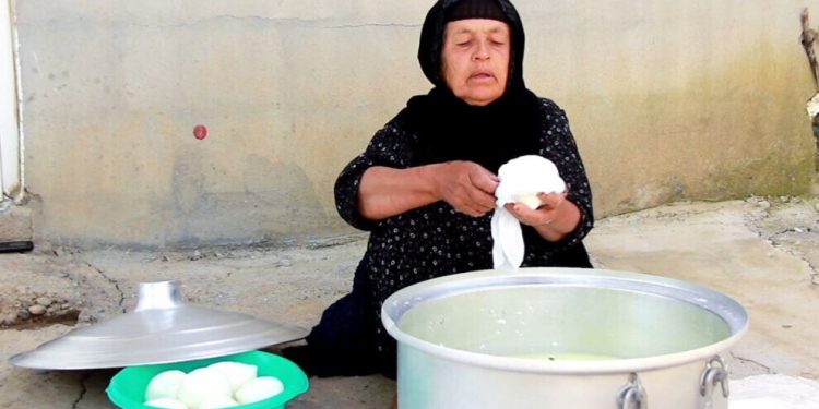 بلمسة الأمهات وروح الريف.. إعداد الجبن الكردي