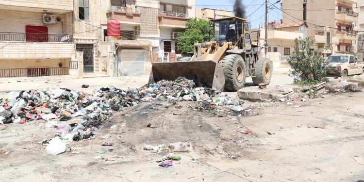 أعمال مكثفة لبلدية الحسكة خلال شهر أيار الجاري