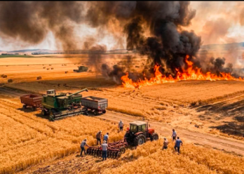 حرائق القمح في موسم الحصاد.. الأسباب والوقاية والاستجابة السريعة