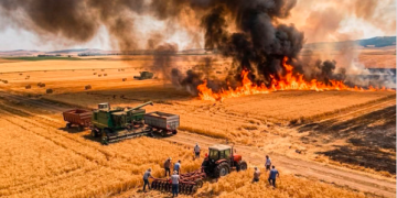حرائق القمح في موسم الحصاد.. الأسباب والوقاية والاستجابة السريعة