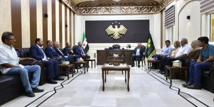 محافظ الحسكة يستقبل مدير عام المصرف الزراعي التعاوني في سوريا