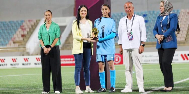 ميديا حسين ابنة قامشلو تتألق من جديد وتهدي المنتخب السوري لقب غرب آسيا