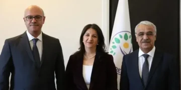 وفد حزب المساواة وديمقراطية الشعوب يتوجه إلى إِمرالي