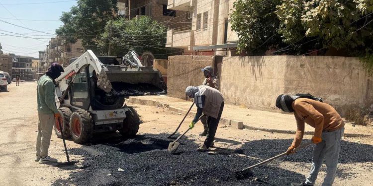 مشاريع صيانة وتأهيل وحملات خدمية مستمرة في الجزيرة